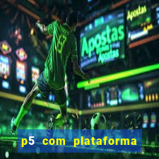 p5 com plataforma de jogos